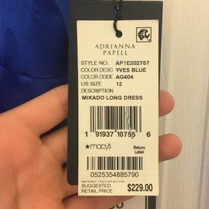 Adrianna Papell Brand New special occasion dress